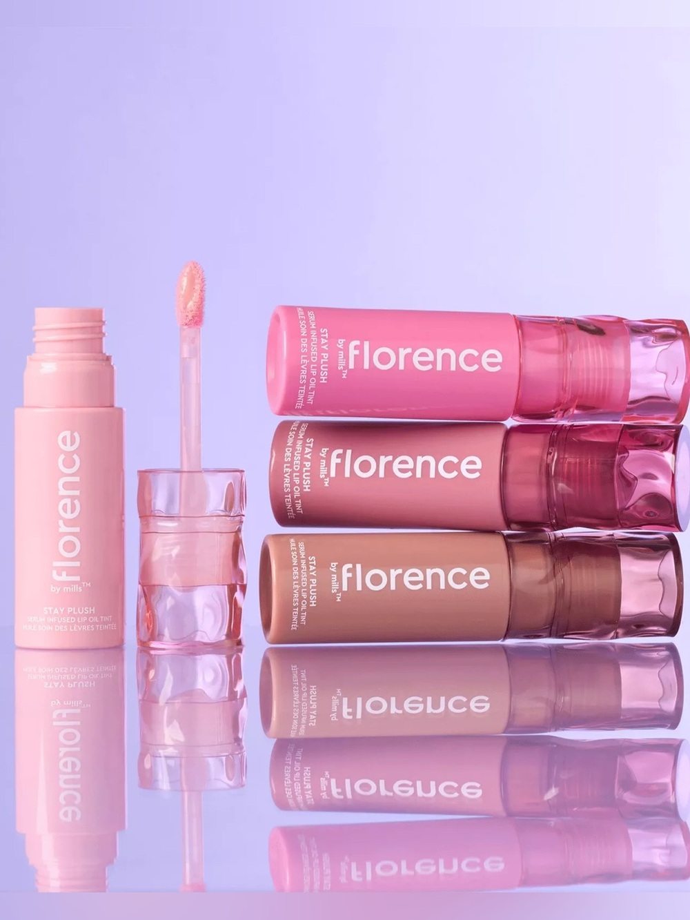 NEW florence by mills Stay Plush Serum Infused Lip Oil Tint